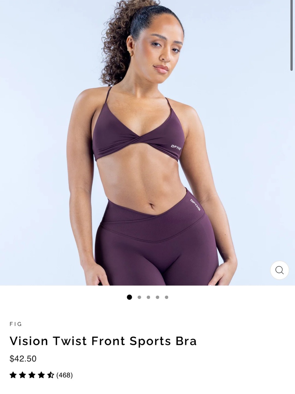Dfyne Vision twist bras